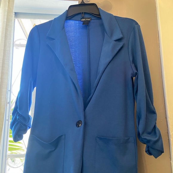 Royal Blue Wet Seal Blazer - Picture 1 of 3